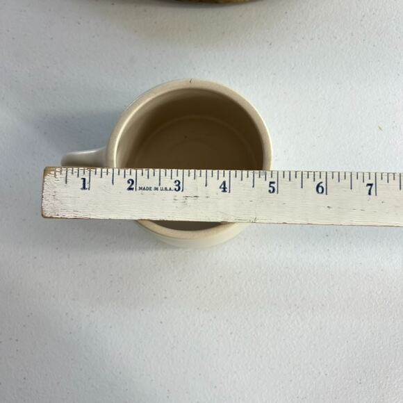 Crate&Barrel White Stoneware Mug 3.5" Made In Portugal - Picture 10 of 16